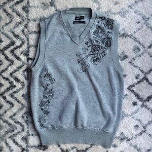 Marc Ecko cut and sew sweater vest